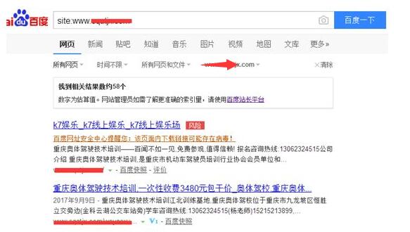 網站被黑，快照被劫持