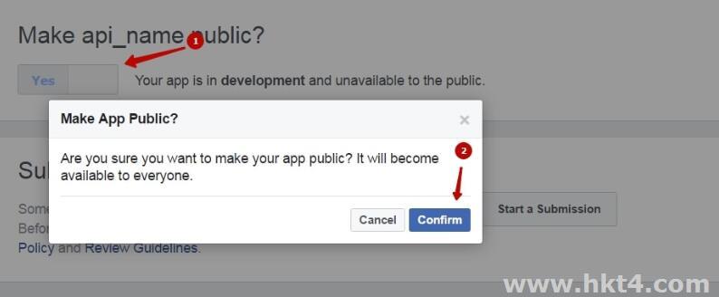 調用facebook的API接口
