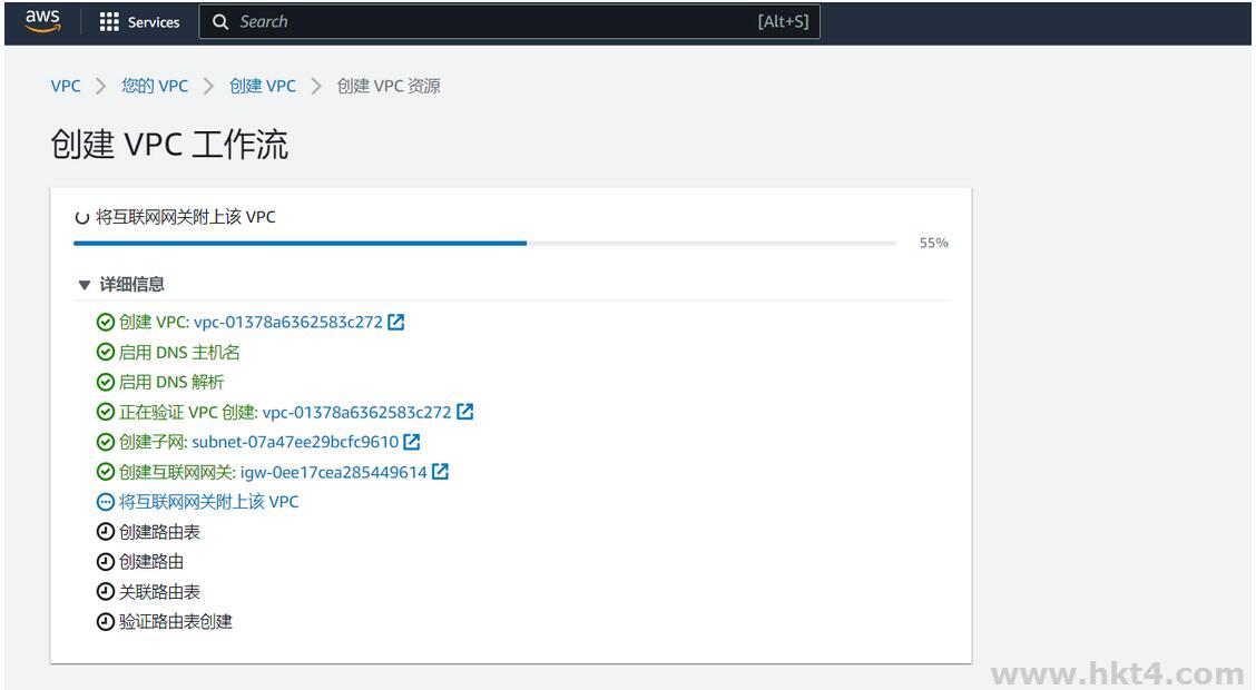 快速創建和設置AWS VPC